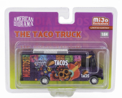 American diorama Truck The Van Taco Food Truck 2016 1:64 Black