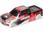 Arrma karosérie bezsponková červená: Granite