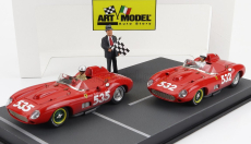 Art-model Ferrari Diorama Set 2x 315s Spider Sn0684 N 535 1:43, červená