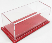 Atlantic Vetrina display box Molhouse Base In Pelle Rossa - Leather Base Red - Lungh.lenght Cm 17 X Largh.width Cm 8 X Alt.height Cm 7 (altezza Interna 5.2 Cm ) 1:43 Plastový Displej