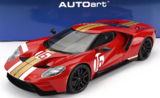 Autoart Ford usa Gt Heritage Edition N 16 Alan Mann 2022 1:18 Červené Zlato