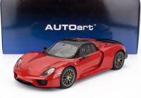 Autoart Porsche 918 Spyder Weissach Package 2013 1:12 Red