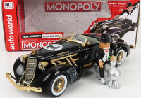 Autoworld Auburn 851 Speedster Open 1935 With Mr. Monopoly Figure 1:18 Černé Zlato