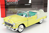 Autoworld Chevrolet Bel Air Cabriolet Open 1955 1:18 Žluté Stříbro