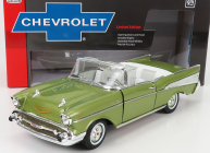 Autoworld Chevrolet Bel Air Cabriolet Open 1957 1:18 Green Met