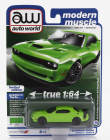 Autoworld Dodge Challenger R/t Scat Pack Coupe 2019 1:64 Zelená Černá