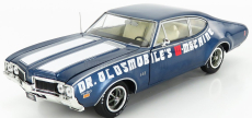 Autoworld Oldsmobile Cutlass 442 Coupe 1969 - Dr Oldsmobile's W-machine 1:18 Modrá Bílá