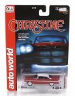 Autoworld Plymouth Fury Coupe 1958 - Black Windows - Christine La Macchina Infernale 1:64 Červená Bílá Stříbrná