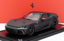 Bbr-models Ferrari 12cilindri V12 830cv Panoramic Roof 2024 - Con Vetrina - With Showcase 1:18 Nero Opaco - Matná Černá