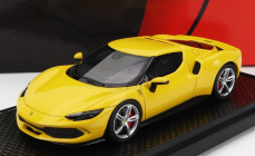 Bbr-models Ferrari 296 Gtb Hybrid 830hp V6 2021 1:43 Giallo Modena - Žlutá