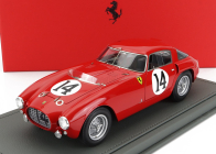 Bbr-models Ferrari 340mm 4.1l V12 S/n0322 Team Scuderia Ferrari N 14 24h Le Mans 1953 G.farina - M.hawthorn - Con Vetrina - With Showcase 1:18 Red