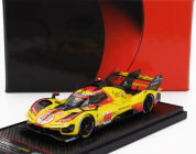 Bbr-models Ferrari 499p 3.0l Turbo V6 Team Af Corse N  83 24h Le Mans 2024 Robert Kubica - Robert Shwartzman - Yifei Ye 1:43 Žlutá Červená