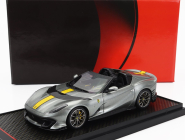 Bbr-models Ferrari 812 Competizione A Spider 2022 1:43 Grigio Coburn - Šedá Met Žlutá