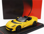 Bbr-models Ferrari 812 Competizione A Spider 2022 - Black Wheels 1:43 Giallo Tristrato - Žlutý Met