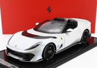 Bbr-models Ferrari 812 Competizione A Spider N 16 Personal Car Charles Leclerc 2022 - Con Vetrina - With Showcase 1:12 Bianco Onda Marina - Matná Bílá