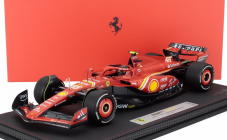 Bbr-models Ferrari F1 Sf-24 Team Scuderia Ferrari N 55 Winner Australian Gp 2024 Carlos Sainz - Con Vetrina - With Showcase 1:18 Červená Černá