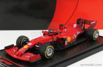 Bbr-models Ferrari F1 Sf21  Team Scuderia Ferrari Mission Winnow N 55 4th Emilia Romagna Italy Gp - Yellow Tires 2021 Carlos Sainz 1:43 Red