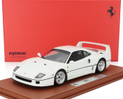 Bbr-models Ferrari F40 1987 - Con Vetrina - With Showcase 1:18 Bianco Avus - Bílá