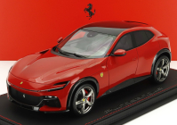 Bbr-models Ferrari Purosangue Suv Panoramic Roof 2022 - Con Vetrina - With Showcase 1:18 Rosso Corsa - Červená