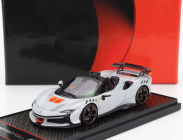 Bbr-models Ferrari Sf90 Xx Stradale Spider 2024 1:43 Bianco Artico - Bílá Met Oranžová Černá