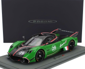 Bbr-models Pagani Huayra R N 29 Racing 2021 - Con Vetrina - With Showcase 1:18 Černý Uhlík Zelený