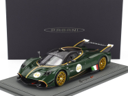 Bbr-models Pagani Huayra R N 44 Racing 2021 - Con Vetrina - With Showcase 1:18 Verde Smeraldo - Zelený Uhlík