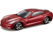 Bburago 2014 Corvette Stingray 1:43 červená