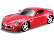 Bburago Alfa 8C Competizione 1:32 červená metalíza