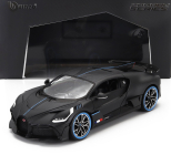 Bburago Bugatti Divo 2018 - 50th Anniversary Bburago 1:18 Matně Černá Uhlíková Vlákna