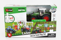 Bburago Fendt Set Farm Landt 1050 Vario Tractor 2016 1:50 Různé