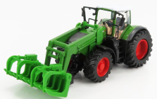 Bburago Fendt Vario 1050 Tractor With Front Grapple 2016 1:50 Zelená Šedá Červená