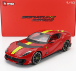 Bburago Ferrari 812 Competizione 2021 1:18 Rosso Corsa - Červenožlutá