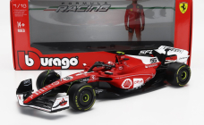 Bburago Ferrari F1  Sf-23 Team Scuderia Ferrari N 55 Las Vegas Usa Gp 2023 Carlos Sainz 1:18 Červená Bílá Černá
