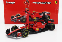 Bburago Ferrari F1  Sf-23 Team Scuderia Ferrari N 55 Season 2023 Carlos Sainz 1:24 Červená Černá