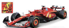 Bburago Ferrari F1  Sf-24 Team Scuderia Ferrari N 16 Season 2024 Charles Leclerc 1:24 Červená Černá