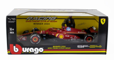Bburago Ferrari F1  Sf-24 Team Scuderia Ferrari N 16 Winner Italy Monza Gp 2024 Charles Leclerc 1:18 Červená Bílá Černá