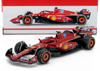 Bburago Ferrari F1  Sf-24 Team Scuderia Ferrari N 16 Winner Monaco Gp 2024 Charles Leclerc 1:43 Červená Černá