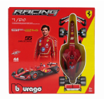 Bburago Ferrari F1  Sf-24 Team Scuderia Ferrari N 55 Season 2024 Carlos Sainz 1:24 Červená Černá