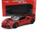 Bburago Ferrari Sf90 Xx Stradale 2024 1:18 Rosso Corsa - Červená Černá