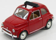 Bburago Fiat 500l Open Roof 1968 1:24 Red