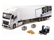 ROZBALENO - Bburago Mercedes Benz Actros Lift and Load Sedis