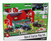 Bburago New holland Set Farm Barn & Tractor Play T7.315 Tractor 2009 1:50 Blue