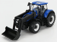 Bburago New holland T7.315 Tractor With Front Loader Scraper 2018 1:50 Blue