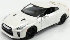 Bburago Nissan Gt-r (r35) Coupe 2017 1:24 Bílá Perla