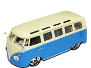 Bburago Plus Volkswagen Van Samba 1:32 modrá