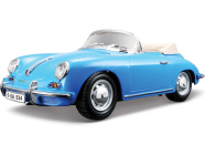 Bburago Porsche 356B Cabriolet 1961 1:18 modrá