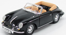 Bburago Porsche 356b Cabriolet 1961 1:24 Black