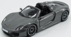 Bburago Porsche 918 Spyder 2010 1:24 Grey Met