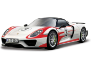 Bburago Porsche 918 Weissach 1:24 bílá