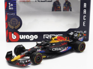Bburago Red bull F1  Rb19 Team Oracle Red Bull Racing N 1 World Champion Winner Austin Usa Gp 2023 Max Verstappen 1:43 Matt Blue